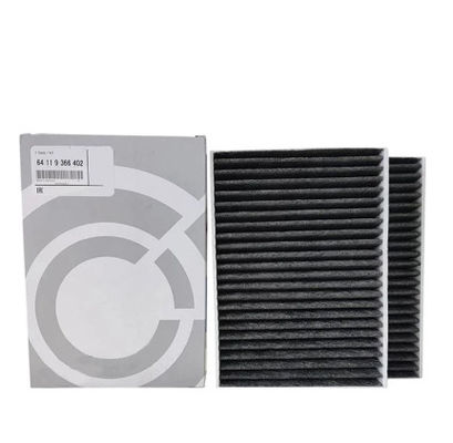 Autoteile AC-Filter Dunkelgrauer Aktivkohlenstofffilter 64119366403 Für die Reparatur von Autoteilen für BMW